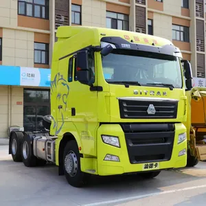 Yeni 2023 kamyon sitrak marka c7h 550hp 480hp 6x4 dizel traktör kafa kamyon rusya için