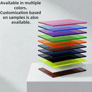 Custom Colored Translucent <b>Acrylic</b> <b>Board</b> Cutting Extruding Laser Engraving Bending Drilling Printing Eco-Friendly Custom Shapes - Product Image 3