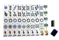Desain Gratis Multi-layer Akrilik Dapat Disesuaikan Ubin Mahjong Amerika Bergaya Kasino Perjudian Tahan Lama Hiburan