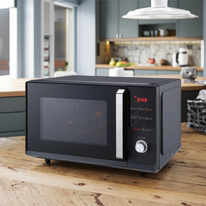 CMO-27LCAB 28L <span class=keywords><strong>Four</strong></span> à <span class=keywords><strong>micro</strong></span>-ondes autoportant noir <span class=keywords><strong>Grill</strong></span> Convection Airfry Fonction avec ménage en langue arabe - Product Image 2