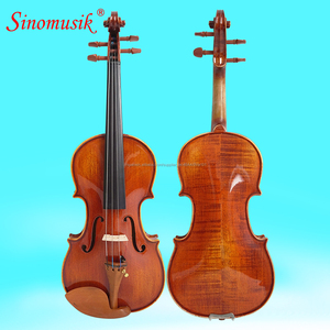 Sinomusik Venta caliente hecho a mano pintura brillante Grado Medio 4/4 instrumentos musical violines de china - Product Image 1