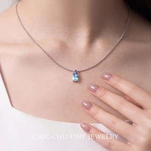 Parures de bijoux tendance en argent sterling 925 Topaz - Product Image 4