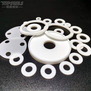 Aangepaste Plastic F4 Flens Pakking <span class=keywords><strong>Ptfe</strong></span> Machinaal Bewerkte Deel Cnc Freesmachines <span class=keywords><strong>Ptfe</strong></span> Reserveonderdelen - Product Image 2