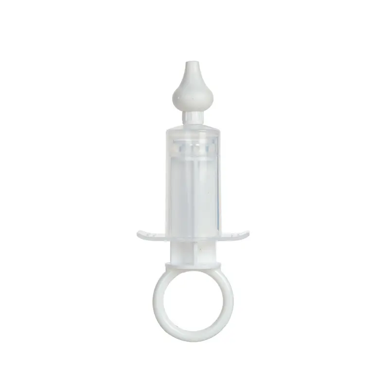 Infant syringe nasal aspirator, silicone tip anti-reflux baby nasal wash gadget