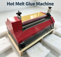 Machine à plastifier colle thermofusible à double rouleau en mousse eva Machine à coller colle thermofusible