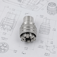 Dr. Clé à douille universelle réglable de qualité industrielle, finition satinée, carrée, entraînement 3/8 po, 10 mm-19 mm, pour réparation OEM 1