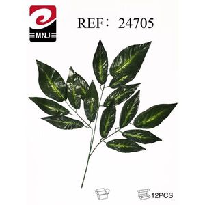 Phoenix Tail Leaf <b>Artificial</b> Greenery 12Pcs Decorative Plant <b>Stem</b> - Product Image 3