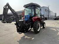 4WD 4x4 50PS Frontlader, Heckbagger Mini-Traktor mit Fahrerkabine zum Verkauf