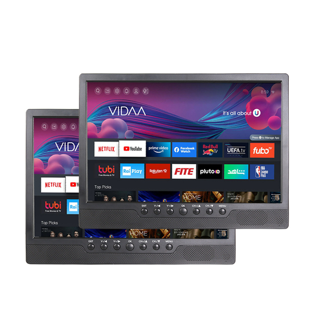 AG VIDAA Mini Portable Smart HD FHD LED LCD DC TV HDTV Definition with ATSC ISDB DVB-T2S2 CI