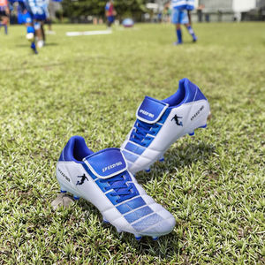 Botas de Fútbol para Hombre de Alta Calidad, para Todas las Temporadas, Última Moda, Color Negro y Azul, con Tacos, Parte Superior de PU - Product Image 2