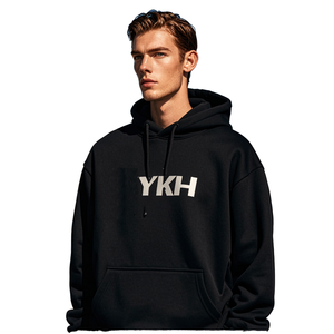 Sudadera con Capucha Extra Grande de Felpa de Algodón Grueso de 400 g/m² con Logotipo Personalizado para Hombre |   Marca Privada OEM/ODM - Product Image 4