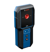 Détecteur de métaux mural industriel GMS 100-23 pour le bricolage, indice de protection IP54, batterie AA/Li-ion pour métaux ferreux/non ferreux