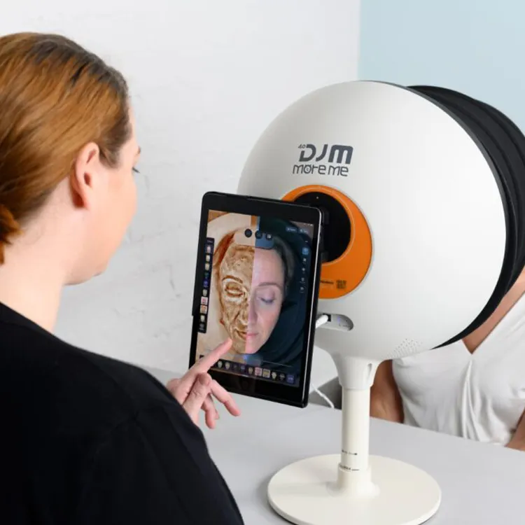2023 AI Technology 3D Facial Scanner Skin Analyzer Portable Skin Analysis Machine From German