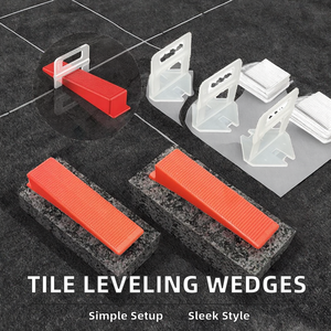 Sistema de Nivelación de Baldosas Cerámicas Fácil de Usar, <span class=keywords><strong>Cuñas</strong></span> de Nivelación de Diseño Moderno, Separadores de Piso Impermeables de 1 mm, <span class=keywords><strong>para</strong></span> Oficinas y Edificios - Product Image 2