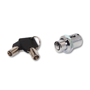 An ninh của nhà sản xuất vàng Nhà cung cấp khóa xi lanh hợp kim thời trang kẽm Chrome mạ đẩy cam khóa Tấm nút thiết kế an toàn - Product Image 2