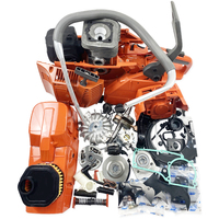 Farmertec Suku Cadang Perbaikan Lengkap untuk Husqky 395 395XP Suku Cadang Gergaji Mesin Motor Silinder Bak Mesin