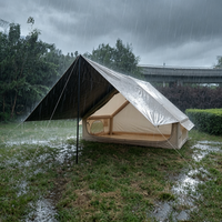 Grande tente gonflable de luxe pour 3-4 personnes, en Oxford, pour le glamping familial, Carpas Para Lujo Grande, nouvelle tente gonflable pour le camping en plein air