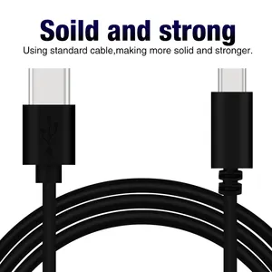 חכם טלפון כבל Pvc Usb Kabel USB3.0 60W אספקת חשמל נתונים העברת כבל תואם לסמסונג גלקסי S10 S9 huawei P30 Mac