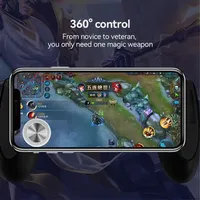 Q8 Plus Joystick Universal Metal Button Game Joystick pour iPhone & Android Smartphone Ventouse Gamepad-Rocker de téléphone portable