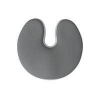Coussin de siège de voiture ergonomique en mousse à mémoire de forme en forme de U, respirant, avec soutien des hanches et housse amovible lavable, pour le bureau et les étudiants