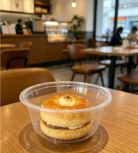 Bol rond jetable en plastique PP de qualité supérieure avec couvercle, récipient alimentaire <span class=keywords><strong>pour</strong></span> cupcakes, salades et soupes, origine Shandong, <span class=keywords><strong>pour</strong></span> aliments <span class=keywords><strong>pour</strong></span> bébés - Product Image 1