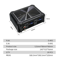 Amplificateur de voiture 6 canaux classe AB avec module DSP intégré, puissance maximale 4x100W, réponse en fréquence 10Hz-30kHz, haut-parleur audio, subwoofer