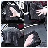 Serviette en microfibre sans peluches 1200 GSM à boucles torsadées 40*60CM – Serviette professionnelle pour lavage de voitures et ateliers de detailing automobile