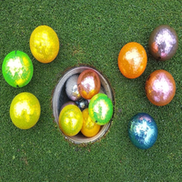 Chromax Balles de golf d'entraînement haute visibilité Caoutchouc métallisé de couleur vive ne perdra pas la balle