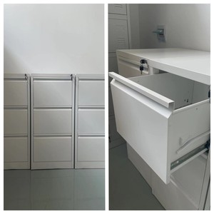 Armoire de classement moderne en acier à 2-4 tiroirs pour hôtel et bureau, avec hauteur réglable et conception démontable - Product Image 4