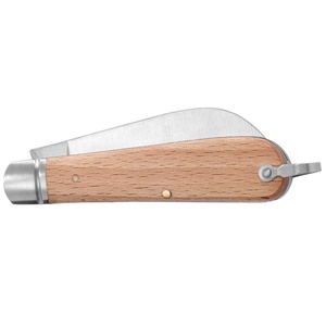 3.11 "lame <span class=keywords><strong>de</strong></span> pied <span class=keywords><strong>de</strong></span> mouton Style français traditionnel clou Nick manche en bois <span class=keywords><strong>de</strong></span> hêtre ouvert couteau <span class=keywords><strong>de</strong></span> <span class=keywords><strong>marin</strong></span> avec boucle <span class=keywords><strong>de</strong></span> caution - Product Image 2