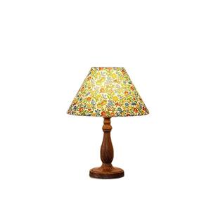 Lampe de table en bois massif vintage romantique à intensité variable, lampe de chevet chaude pour chambre à coucher, salon, style rétro américain pour mariage - Product Image 3