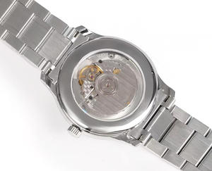 Montre de sport et d'affaires élégante, classique, de luxe, en acier inoxydable, automatique, mécanique, chronographe, 41 mm - Product Image 5