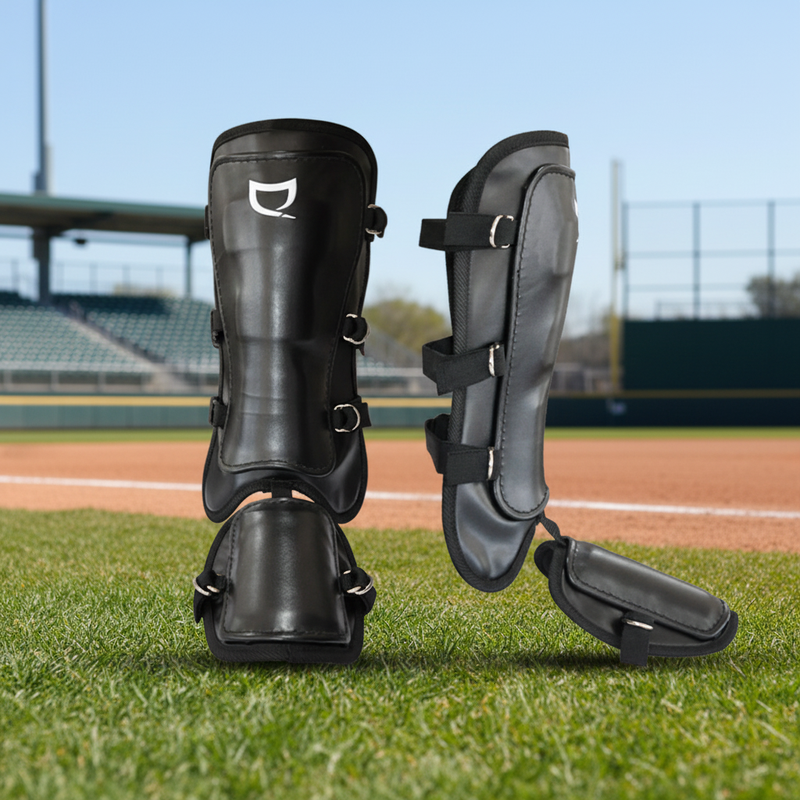 Custom Logo PU Leather Baseball Shin