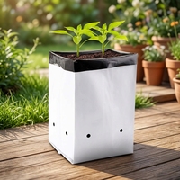 Sac de culture en plastique haute résistance résistant aux UV pour la culture professionnelle de tomates et de poivrons en serre