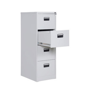 Vente flash : Armoire de classement en acier à 4 tiroirs, design moderne, pour l'école, le gouvernement et la famille, mobilier de bureau universel en métal - Product Image 3