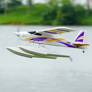 Exclusive FMS Super 1220mm EZ V4 RTF Radio Control RC Airplane with Floats & Reflex V2 Ideal Trainer for New Pilots