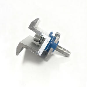 Alta Qualidade Vários Tamanhos De Alumínio Solar Rail Mid End Braçadeiras Fotovoltaica Painel Fixação Braçadeira - Product Image 1