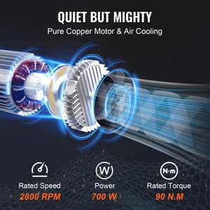 Palans électriques à chaîne Vevor 440 lb 328 pieds avec télécommande sans fil, treuil de levage à câble en acier avec crochet - Product Image 4