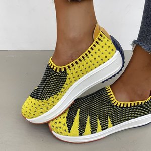 Décolleté estivi taglie forti <span class=keywords><strong>da</strong></span> donna-Sneakers <span class=keywords><strong>con</strong></span> plateau traspiranti <span class=keywords><strong>con</strong></span> <span class=keywords><strong>zeppa</strong></span>, ideali per la corsa e l'abbigliamento Casual - Product Image 2