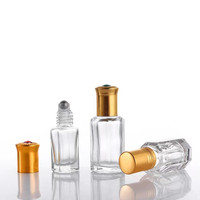 Nouveau style moyen-orient 3ml 6ml 12ml flacon à roulettes d'huile essentielle attar avec couvercle