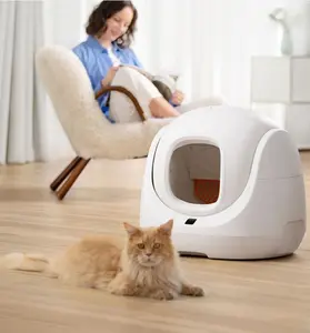 Hete Verkoop Huisdier Toilet Automatische Slimme Zelfreinigende Kattenbak Voor Katten Automatische Kattenbak Kattenbak Fabriek Directe Prijs