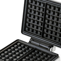 Machine à gaufres double face durable pour collations nutritives en famille, prix de gros en vrac