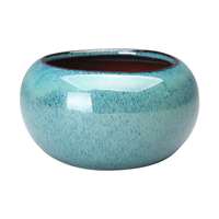 Pots en grès respirants avec trous Style chinois Bonsaï Formation Pot de fleurs Artisanat en céramique