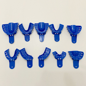 Bandeja <span class=keywords><strong>Dental</strong></span> de Plástico Azul Resistente a Altas Temperaturas, Herramienta Portátil para Impresiones Orales - Product Image 4
