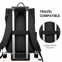 Mochila Porta Laptop de Gran Capacidad, para Negocios, Viajes, Impermeable, para Estudiantes, para Hombres, Personalizable