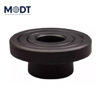 Adaptateur de raccordement à chaud DN500 personnalisé, à bride, tête hexagonale HDPE, pour usage sanitaire, technique d'injection OEM, MDT haute pression