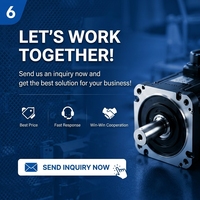 Kit Moteur Servo Inovance 400W 180mm 1500 tr/min avec Encodeur Absolu 18 bits 220VAC Monophasé à Contrôle Vectoriel pour Automatisation CNC