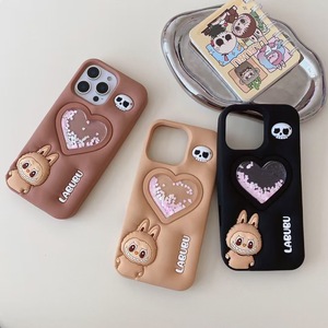 Vendita calda ragazze 3D carino in <span class=keywords><strong>Silicone</strong></span> cartone animato Labubu amore sabbie mobili pelle senso Smart <span class=keywords><strong>Cover</strong></span> per <span class=keywords><strong>Apple</strong></span> <span class=keywords><strong>iPhone</strong></span> 17 16 15 Pro Max - Product Image 4