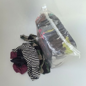 Trapos de Limpieza Industriales Versátiles de Tela Reciclada, Trapos de Limpieza de Colores Variados, Trapos de Camiseta 100% Algodón - Product Image 1