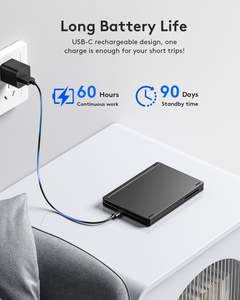 Clavier pliable de poche, clavier sans fil Bluetooth pliable pour Android et iOS - Product Image 4